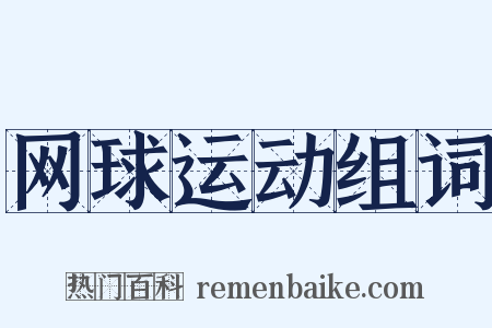 网球运动组词是什么意思的图片